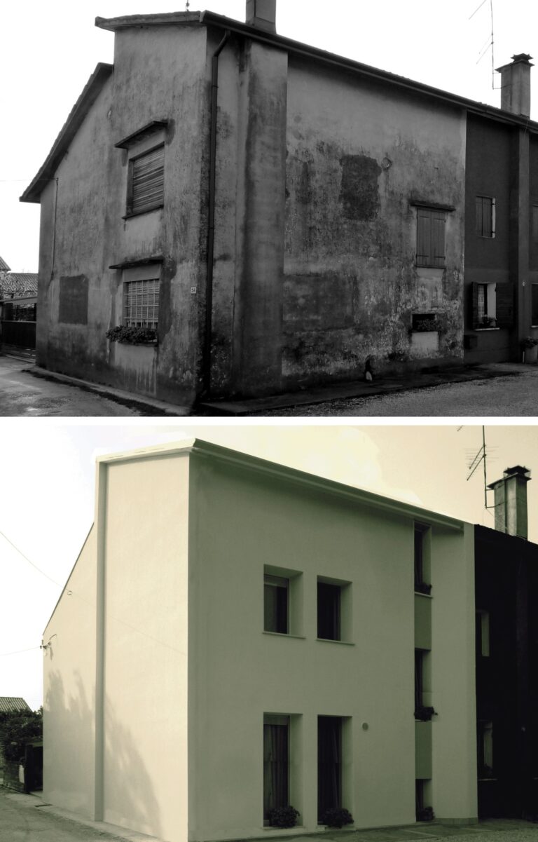 RESTYLING ED EFFICIENTAMENTO ENERGETICO DI casa anni ’60, Trebaseleghe, Padova