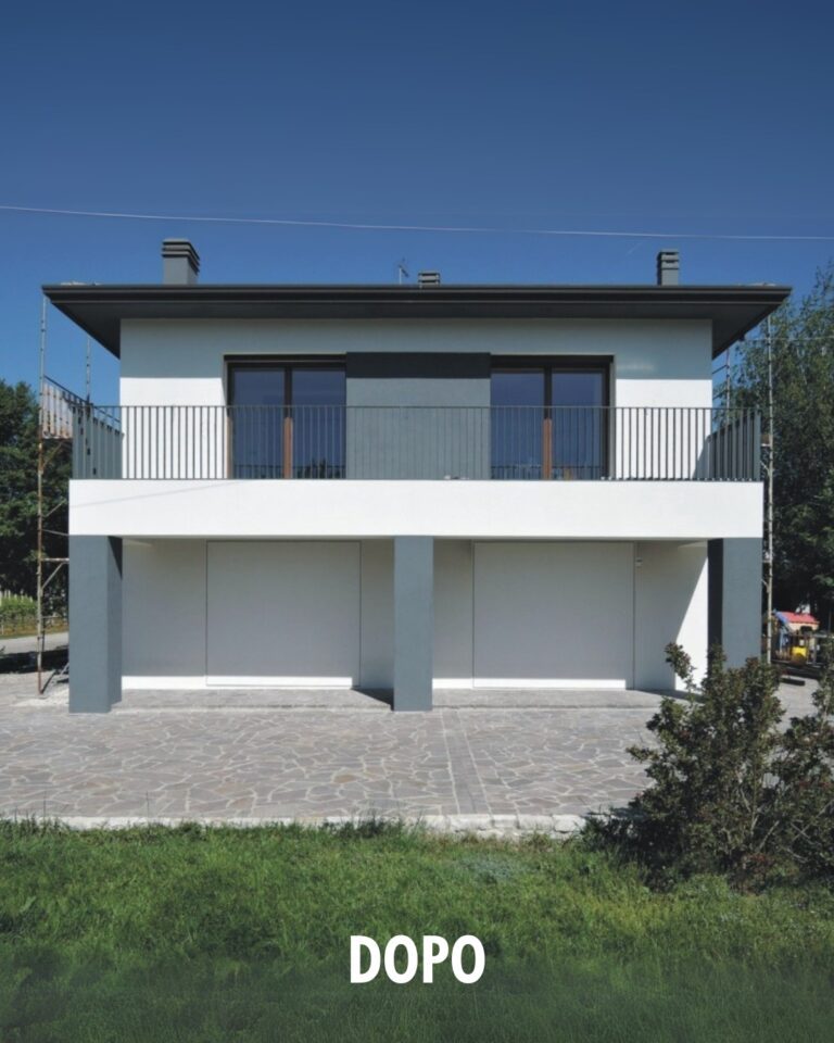 RIQUALIFICAZIONE ESTETICA ED ENERGETICA di casa anni ’70, CONEGLIANO TREVISO
