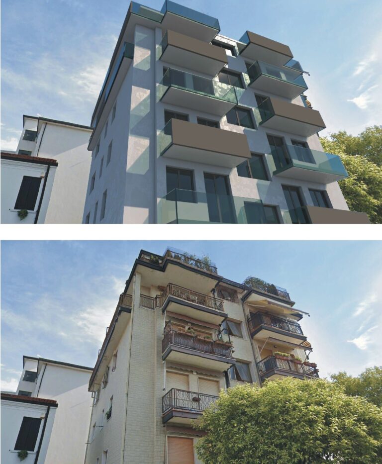 RIQUALIFICAZIONE ESTETICA ED ENERGETICA di condominio, mestre, venezia